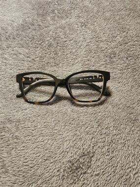 Michael Kors Black with Tortoiseshell Accents Square Women's Glasses